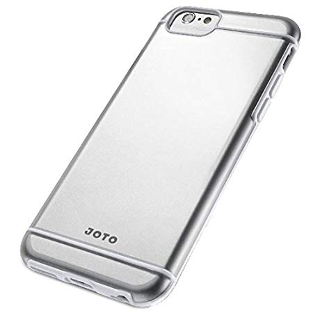 iPhone 6S / iPhone 6 4.7 Case - JOTO Slim Fit Hybrid Clear Cover Case (Flexible TPU   Hard PC) for Apple iPhone 6S 4.7" / iPhone 6 4.7" (White, Frosty, Clear)