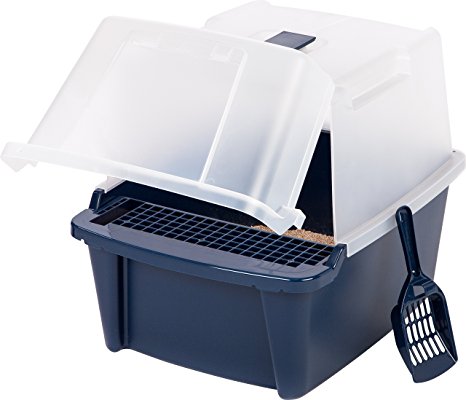 IRIS Split-Hood Litter Box