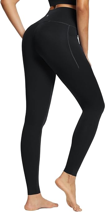 BALEAF Freeleaf Women's 27" Yoga Leggings with Pockets High Waisted Workout Leggings Cozy Soft Athletic Pants