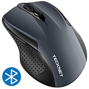 TeckNet Bluetooth Mouse, 2600DPI Adjustable Wireless Mouse With 24 Months Battery Life Cordless Mice for PC/Tablet/Laptop Portable Small Travel Mouse