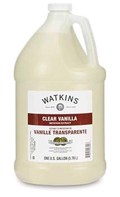 Watkins Clear Double Strength Imiation Vanilla Extract Gallon