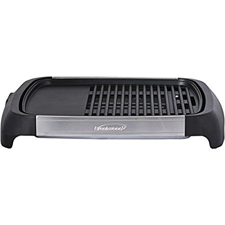 Brentwood Select TS-641 1200 Watt Electric Indoor Grill & Griddle, Stainless Steel