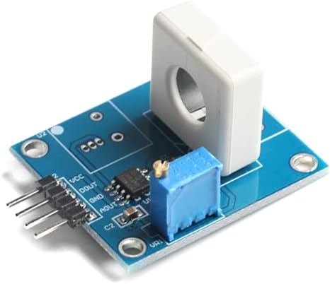 JESSINIE WCS1800 Hall Current Sensor Detector 35A Current Sensor Module Board Short Circuit Overcurrent Protection Module Sensor with Overcurrent Lamp