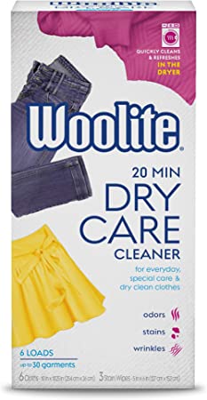 Woolite at Home Dry Cleaner, Fresh Scent, 6 Cloths