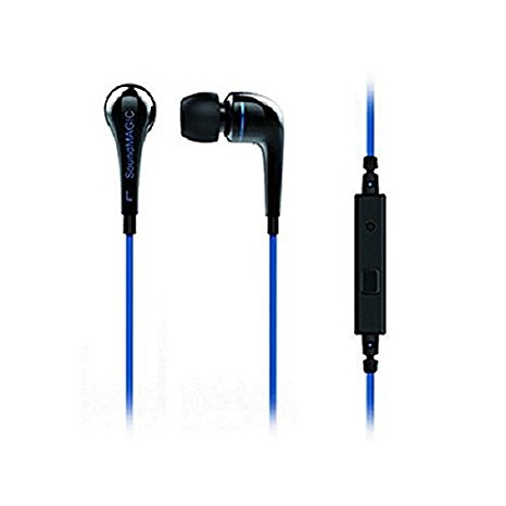 SoundMagic ES11S Headphones (Black/Blue)