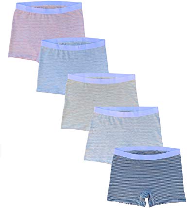EVARI Women's Boyshort Panties Comfortable Cotton Underwear Pack of 5 OR Pack of 2 OR Pack of 3