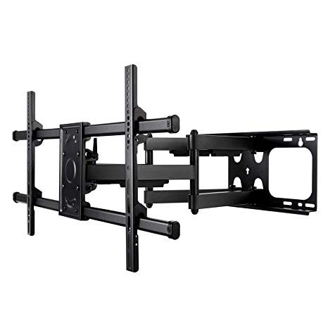 Cremax TV Wall Mount Bracket Full Motion, Tilts, Swivels for Most 37-80 Inch LED LCD OLED Flat Curved Screen Plasma TVs with Dual Articulating Arms, Holds Up to 160lbs VESA 800x400mm