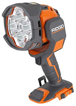 Ridgid R8694220B Gen5X 18V Lithium Ion Cordless Dual-Power 2,500 Lumen Spotlight (Battery Not Included / Tool and Car Adaptor Included)