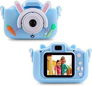 VIVITAR Kids Tech - Kids Camera 2" Screen for Joyful Moments - Snap 12MP Pics, Record 1080p HD Videos, Build in Games, Durable Drop-Proof Case, USB Rechargeable for Non-Stop Fun