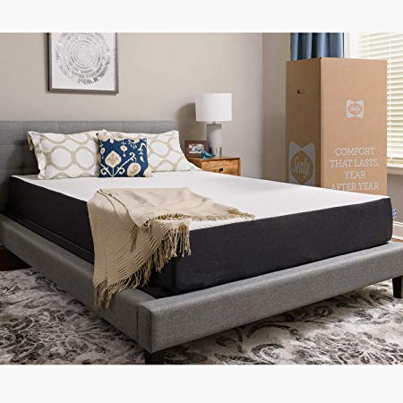 Sealy, 10-Inch, Memory Foam bed in a box, Adaptive Comfort Layers, Medium-Firm Feel, King