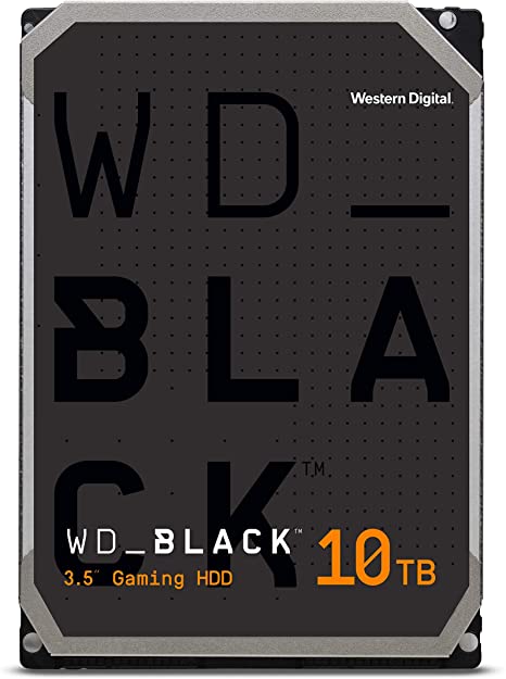 WD_BLACK 10TB Performance 3.5" Internal Hard Drive - 7200 RPM Class, SATA 6 Gb/s, 256MB Cache