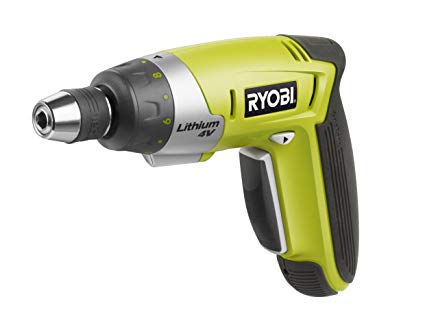 Ryobi CSD4130GN 4V 1.5Ah Li-Ion Screwdriver with Gripcase and Accessory Set (30 pieces)