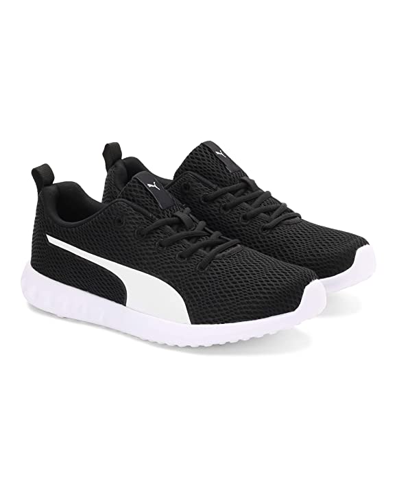 Puma mens Dwane Puma Black-Puma White Walking Shoe - 6 UK (19326105)