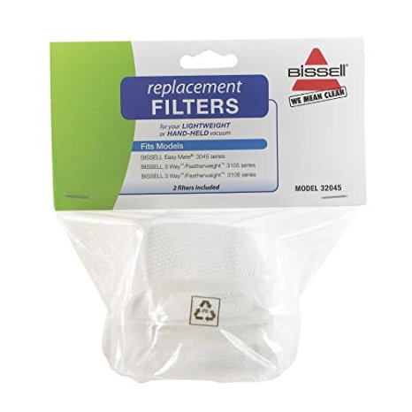 Bissell Featherweight Vacuum Filters (2 Filters)