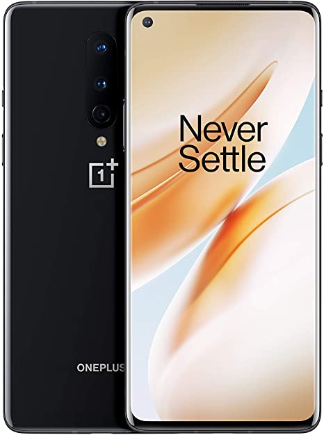 OnePlus 8 5G 8GB RAM 128GB UK SIM-Free Smartphone with Triple Camera, Dual SIM and Alexa built-in Onyx Black - 2 Years Warranty