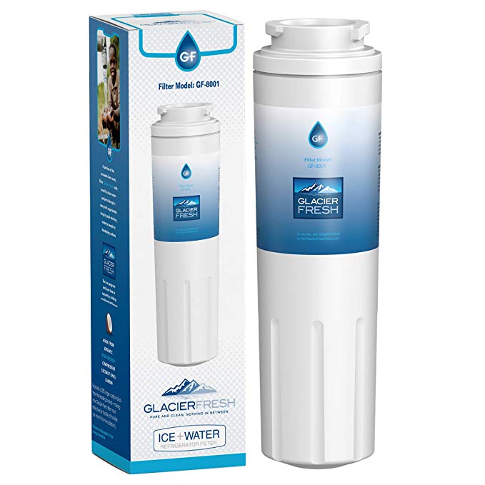 UKF8001 Water Filter Cartridges NSF 42 Certified, Compatible with Maytag UKF8001, KitchenAid 4396395, UKF8001AXX, UKF8001P, Filter 4, EDR4RXD1, 469006, Puriclean II, by GlacierFresh (1 Pack)