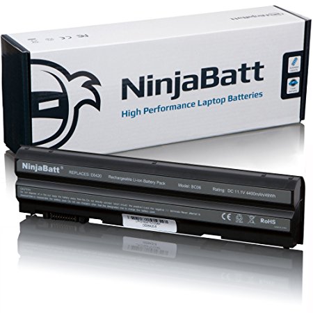 NinjaBatt Laptop Battery for Dell Inspiron 5520 5720 7520 7720 T54FJ 8858X M5Y0X 312-1324 DHT0W 4YRJH – High Performance [6 Cells/4400mAh/49wh]