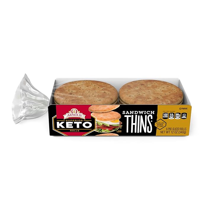 Arnold Keto Sandwich Thins, 6 count, 12 oz