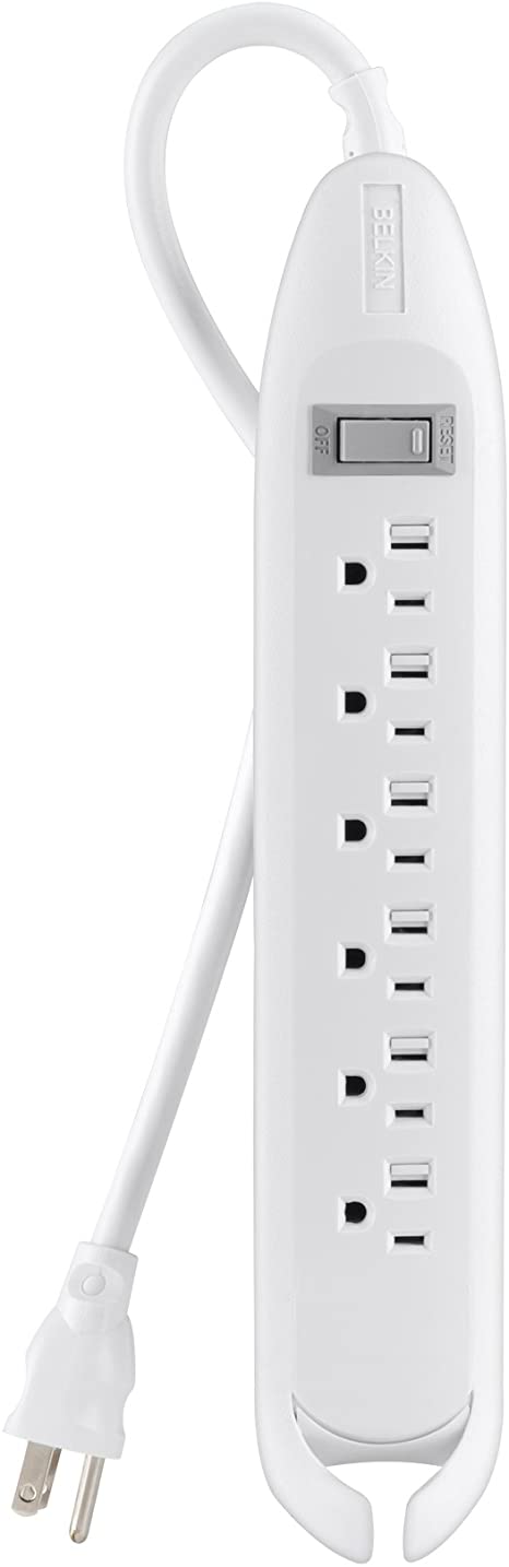 Belkin 6-Outlet Power Strip with Circuit Breaker and 12ft Cord