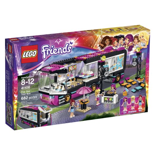 LEGO Friends 41106 Pop Star Tour Bus Building Kit