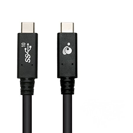 IOGEAR Smart USB-C to USB-C [USB-IF Certified] 10Gbps (3.3 Feet/1 Meter) Cable with E-Marker, G2LU3CCM01E