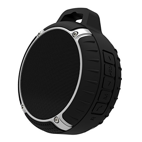 IGIDIA Bluetooth Speakers Portable Bluetooth Speakers Waterproof Bluetooth Speakers Outdoor Speakers for Sports Mini Stereo Speakers（Black）