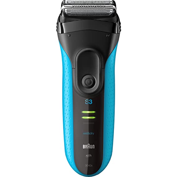 Braun Electric Razor for Men, Series 3 3040s Electric Shaver with Precision Trimmer, Rechargeable, Wet & Dry Foil Shaver