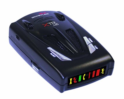 Whistler XTR-140 Laser/Radar Detector with Exclusive Twin Alert Periscopes
