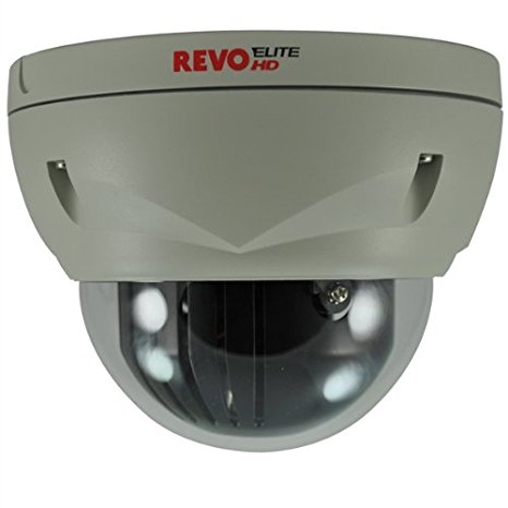 REVO America REHVD0309-1 Elite HD 1080P IP Indoor/Outdoor Dome Surveillance Camera (White)
