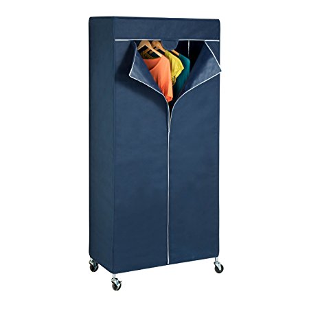 Honey-Can-Do GAR-02198 Garment Rack Cover for GAR-01120, Navy Blue