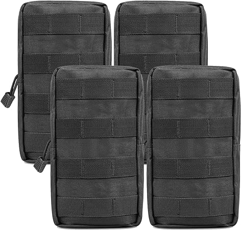 Gogoku 4-Pack Molle Pouch Tactical Molle Pouches Compact Utility EDC Waist Bag Pack