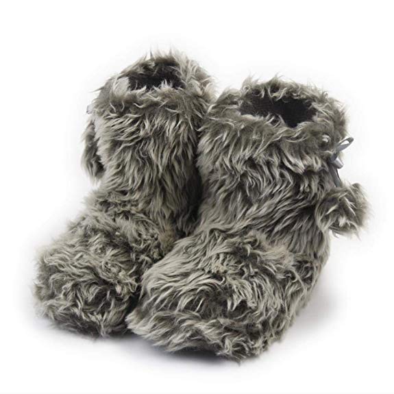 Home Slipper Women's Soft Plush Warm Indoor House Slipper Boots Shoes