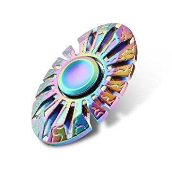 Labvon Fidget Spinner Metal Material New Style EDC Hand Fidget Spinner Colorful for High Speed Relieving ADHD, OCD, Anxiety