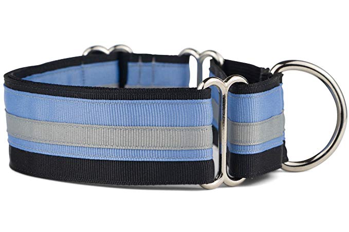 If It Barks - 1.5" Martingale Collar for Dogs - Adjustable - Nylon - Strong and Comfy - Ideal for Training - Made in USA