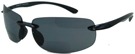 In Style Eyes® Lovin Maui Wrap Polarized Nearly Invisible Line Bifocal Sunglasses