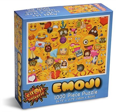 Emoji Universe 1000-Piece Emoji Jigsaw Puzzle Emoji Splash