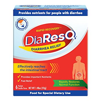 DiaResQ Vanilla Diarrhea Relief for Adults, 6 Count