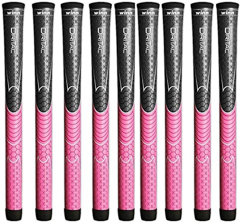 SET OF 9 or 13 NEW WINN DRI-TAC LADIES PINK GOLF GRIP. 3DT-GPK DRITAC