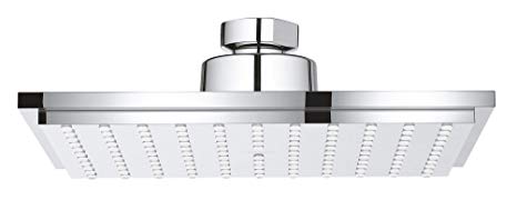 GROHE 27705000 Euphoria Cube Rain Shower head, 2.5 GPM, Starlight Chrome