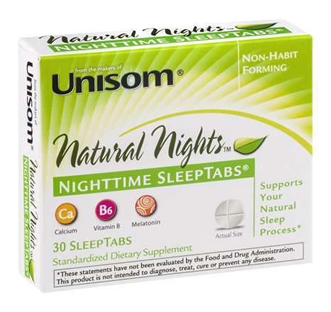 Unisom Unisom Natural Nights Sleeptabs - 30 Tablets (Pack of 3)