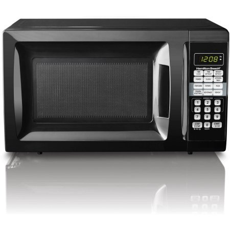 Hamilton Beach 0.7 cu ft Microwave Oven , features Child-safe lockout, 10 power levels (Black)