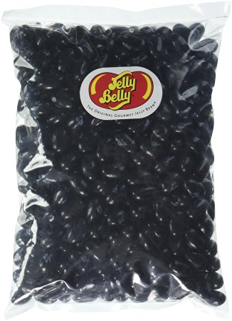 Jelly Belly Black Jelly Beans, Licorice, 1 Pound