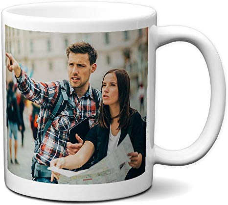 Personalized White 11 Ounce Coffee Mug | Add any Image, Photo, Picture, Sports Team to This Custom Mug