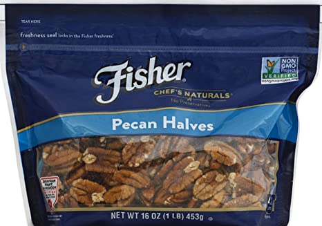 Fisher, Pecan Halves, 16oz