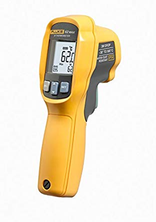 Fluke 62 MAX IR Thermometer, Non Contact, -20 to  932 Degree F Range