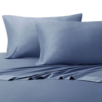 Full Periwinkle Silky Soft bed sheets 100% Rayon from Bamboo Sheet Set