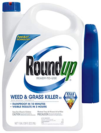 Roundup 5003240 Weed and Grass Killer III Ready-to-Use Trigger Spray, 1-Gallon