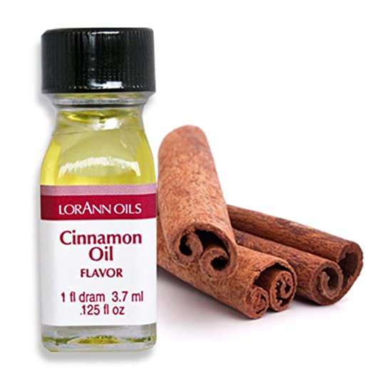 LorAnn Super Strength Cinnamon Oil Flavor, 1 dram bottle (.0125 fl oz - 3.7ml)