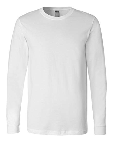 Bella   Canvas - Unisex Jersey Long Sleeve Tee - 3501 - XS - White