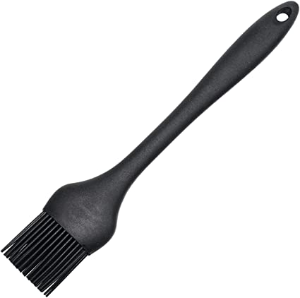 Chef Craft Premium Silicone Basting Brush, 10.25 inch, Black